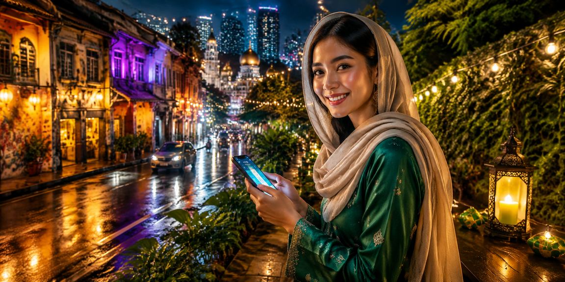 Pengguna Penang mengakses platform taruhan melalui telefon bimbit semasa musim perayaan